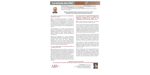 La minute des DAF N°1