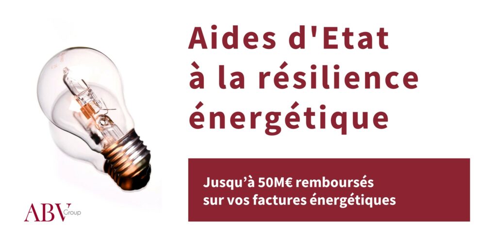 Aides d'Etat à la résilience énergétique