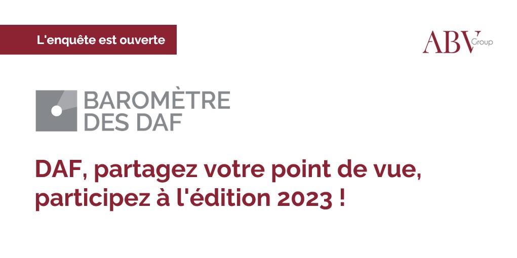 Baromètre des DAF 2023 - Participez à l'enquête