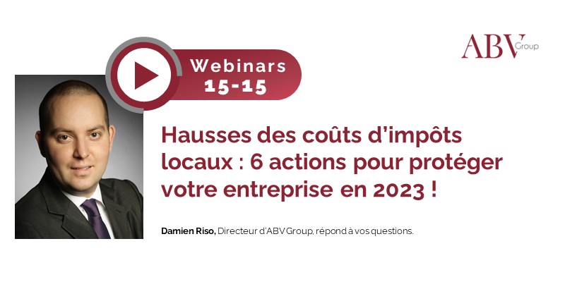 Hausses des coûts d’impôts locaux : 6 actions pour protéger votre entreprise en 2023 !