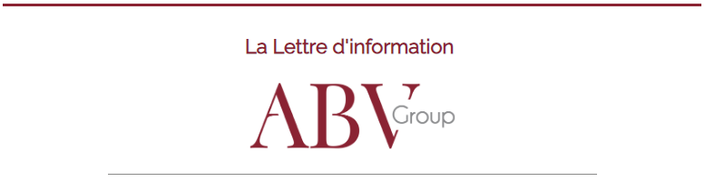 Bandeau Lettre d'info ABV Group