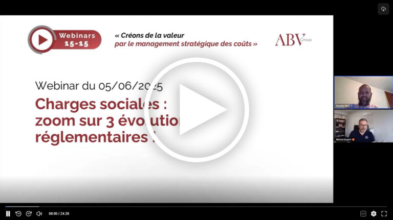 Webinar 15-15 Charges sociales 2025