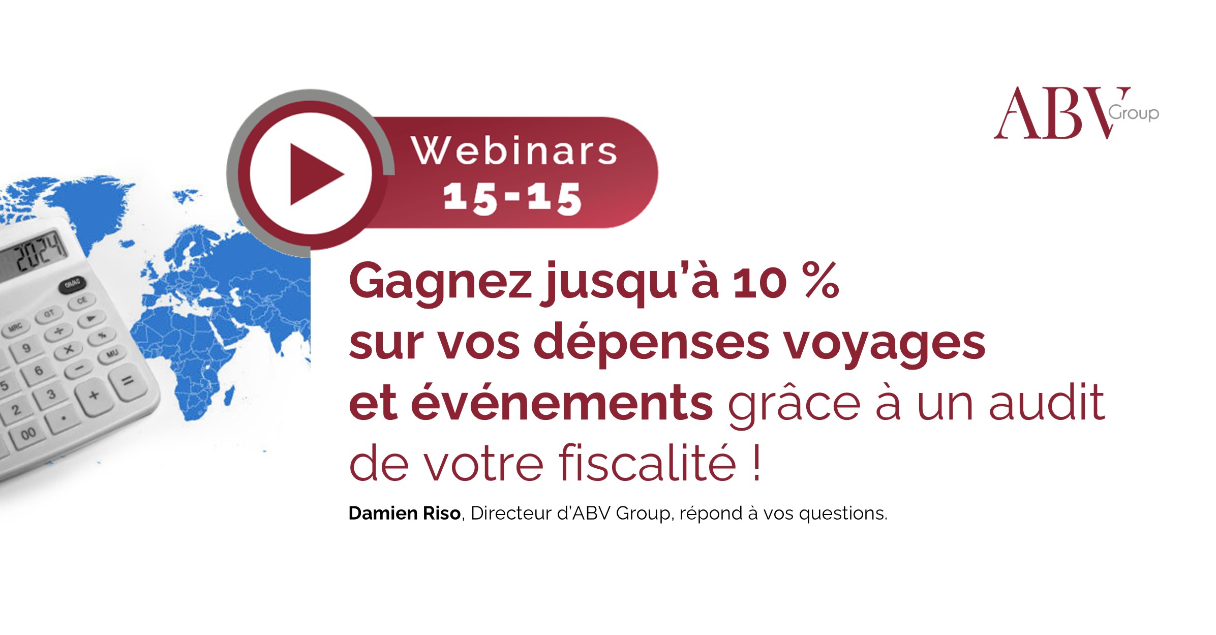 Gagnez jusqu’à 10 % sur vos dépenses voyages et événements grâce à un audit de votre fiscalité !