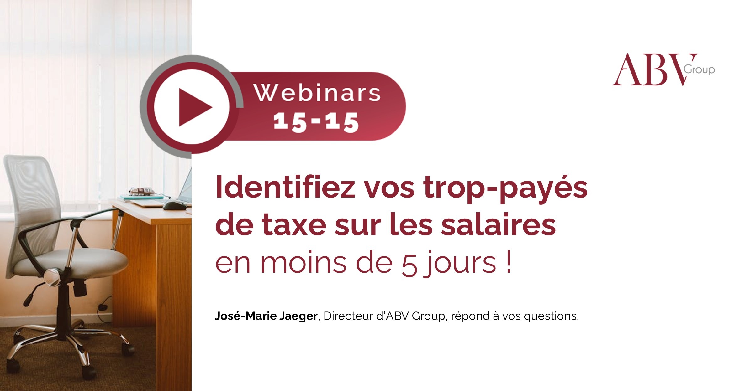 Webinar : Identifiez vos trop-payés de taxe sur les salaires en moins de 5 jours !