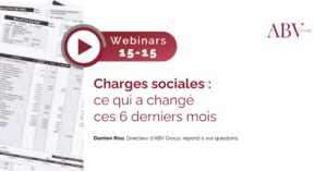 Charges sociales : évolution des 6 derniers mois