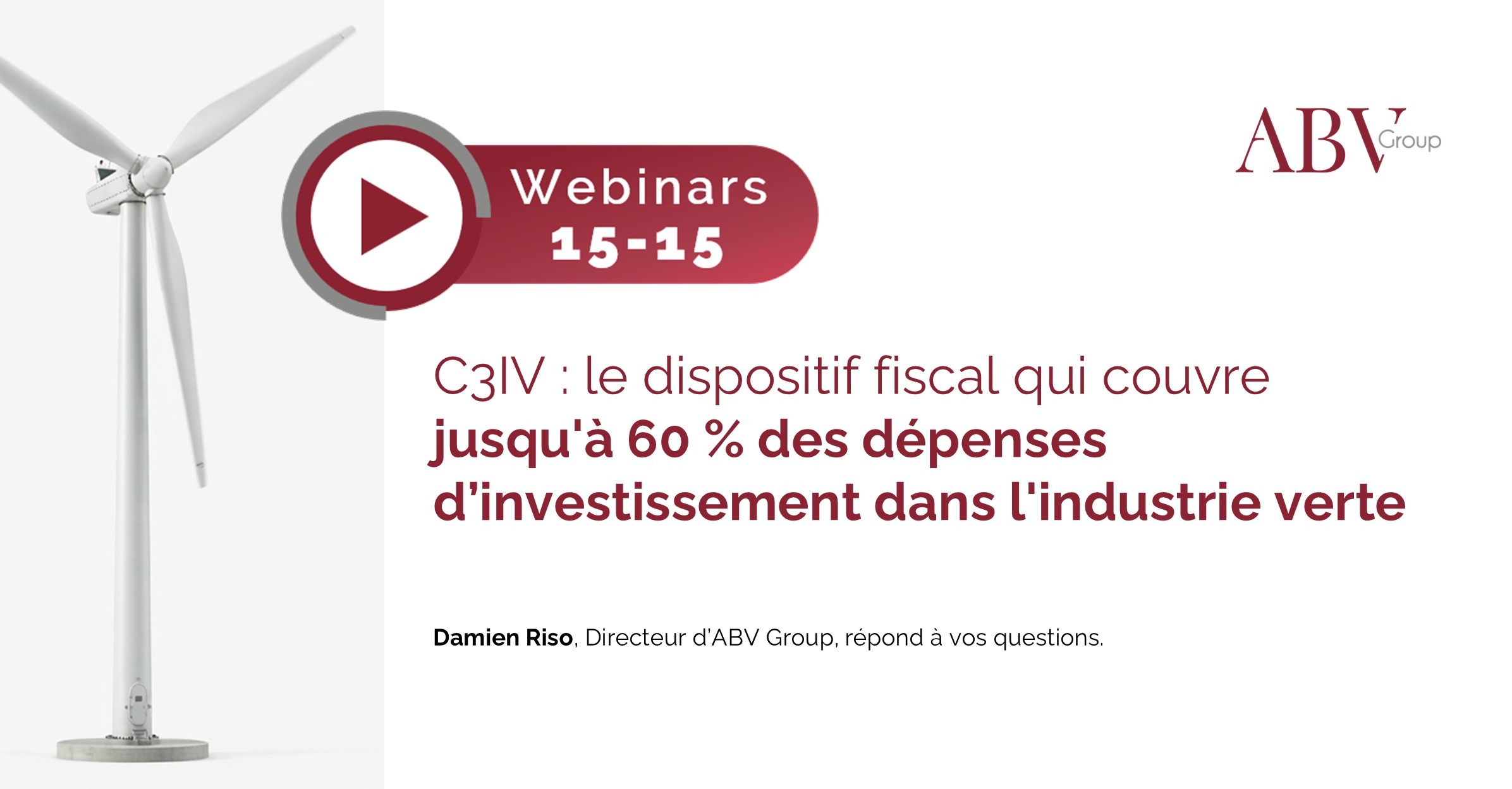 Webinar C3IV énergies vertes