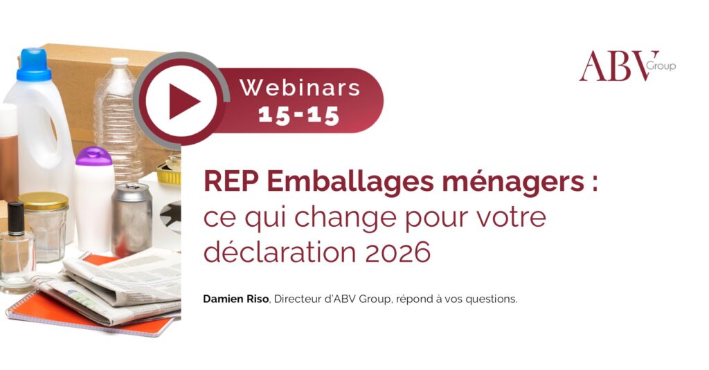 Webinar REP Emballages ménagers : ce qui change pour votre déclaration 2026